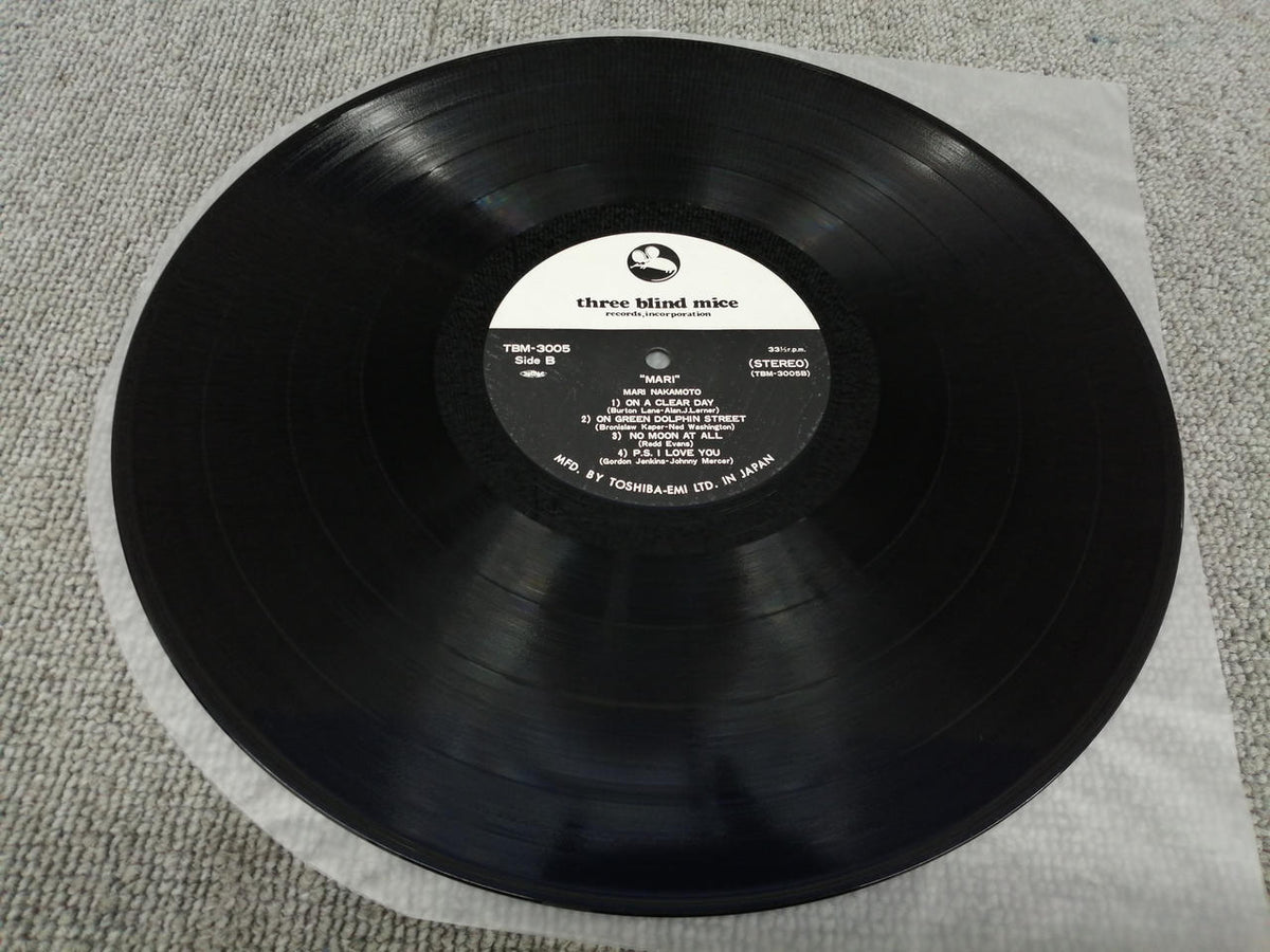 THREE BLIND MICE Mari Nakamoto & Shoji Yokouchi Trio / Sextet TBM-3005