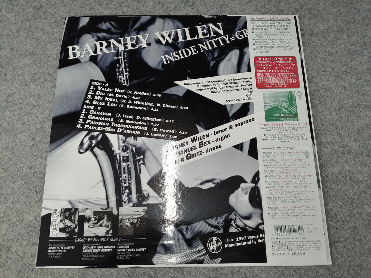Venus Records LP Record TKJV-19032 INSIDE NITTY=GRITTY
