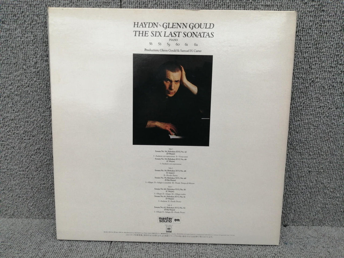 CBS/SONY Glenn Gould (piano) / Haydn: Piano Sonata 56AC 1404~5