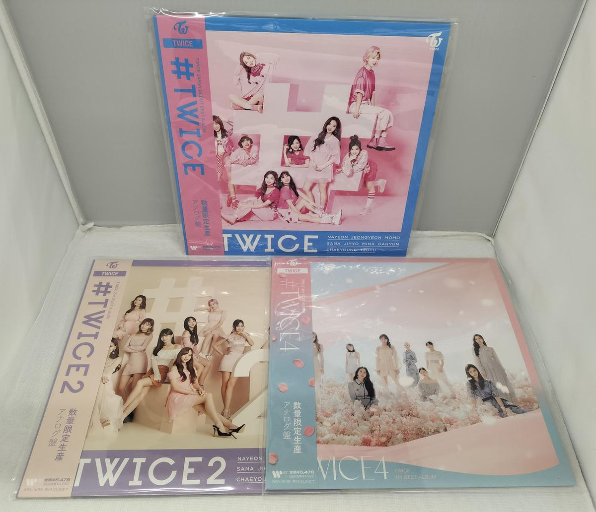 Warner Music Japan TWICE Vinyl LP 3-Disc Set #TWICE #TWICE2 #TWICE4