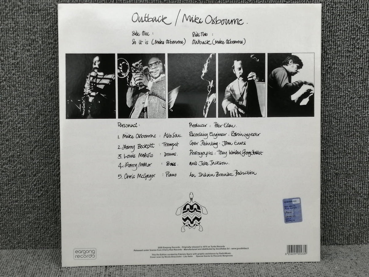EARGONG RECORDS MIKE OSBOURNE/OUTBACK EG03LP
