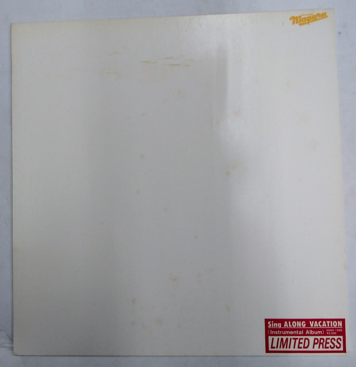 SONY Eiichi Ohtaki / SING ALONG VACATION 25AH 1290