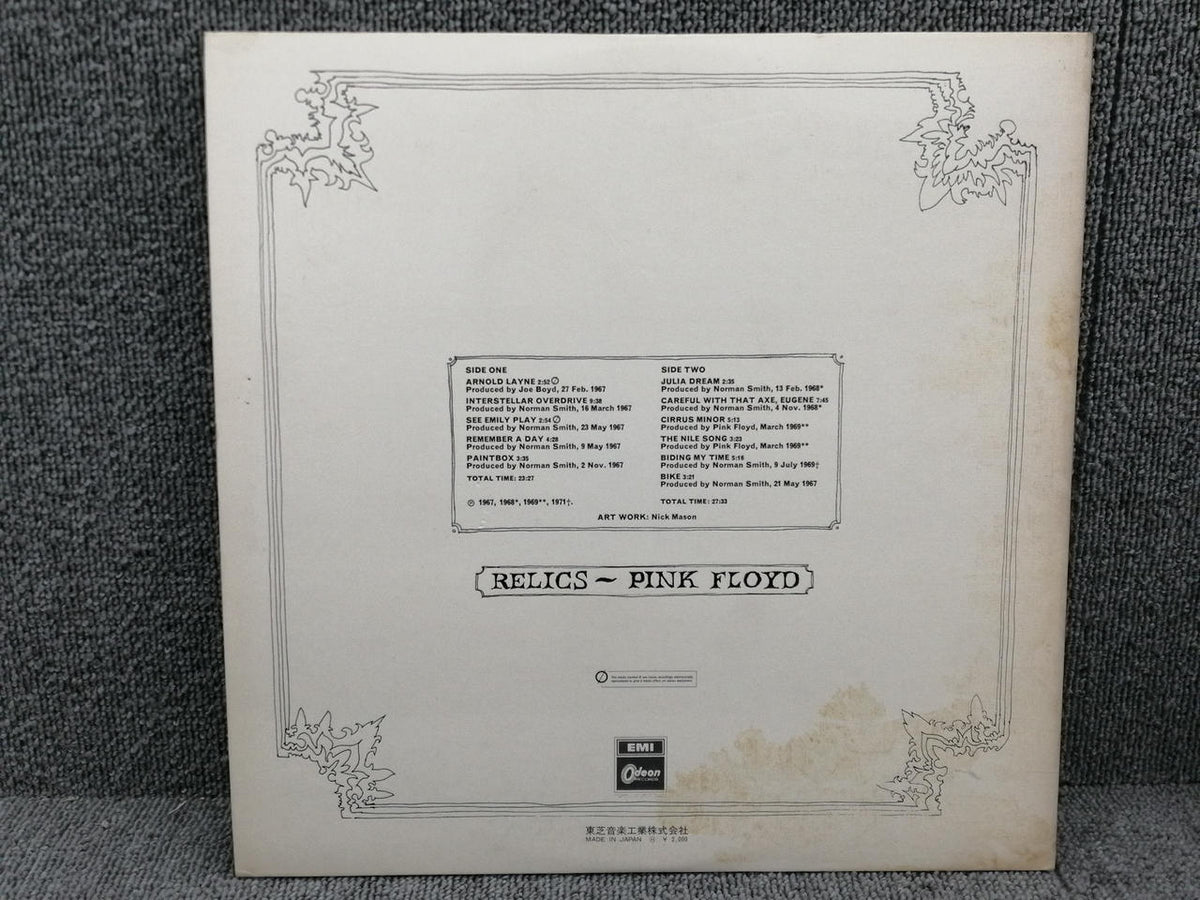 ODEON PINK FLOYD/RELICS OP-80261