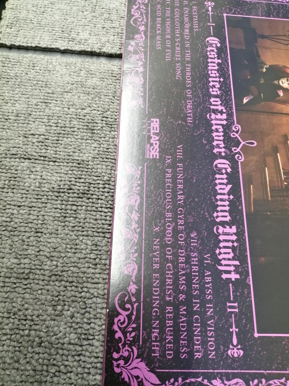 RELAPSE RECORDS DEVIL MASTER/ECSTASIES OF NEVE RR74571