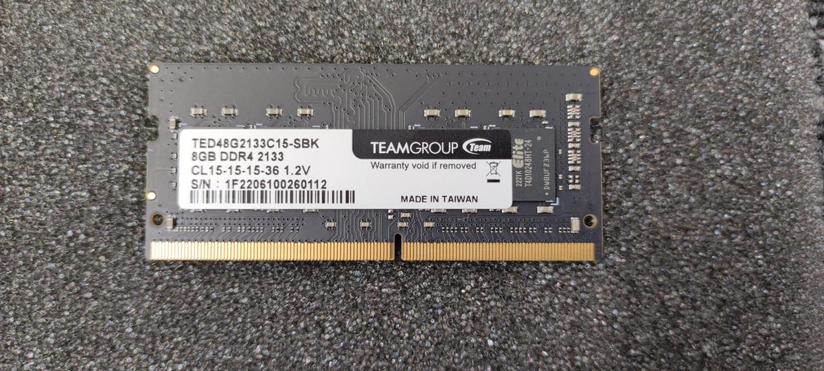 TEAM DDR4 Memory TED48G2133C15-SBK