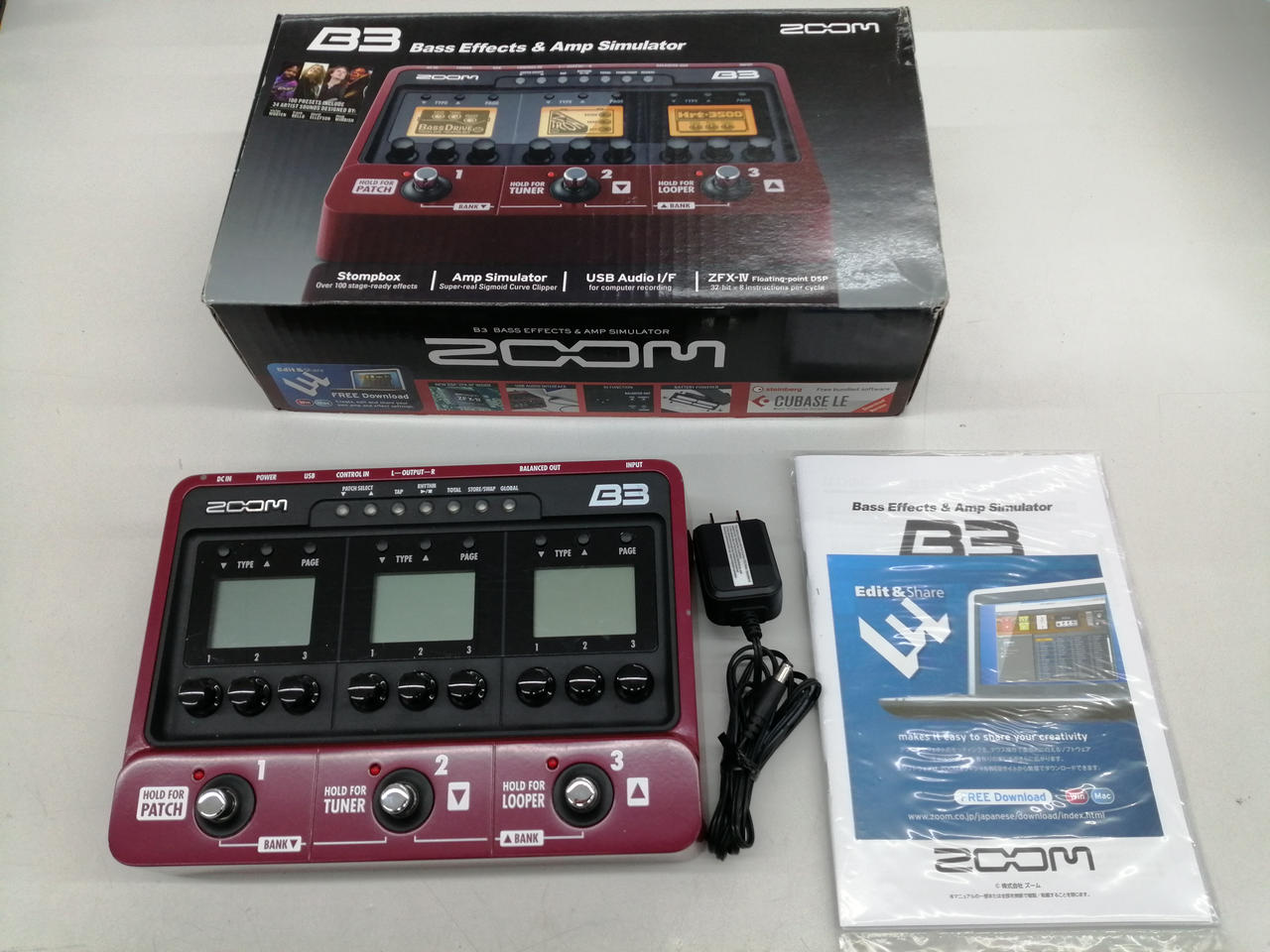 ZOOM Multi-Effects Pedal B3 – BanzaiHobby