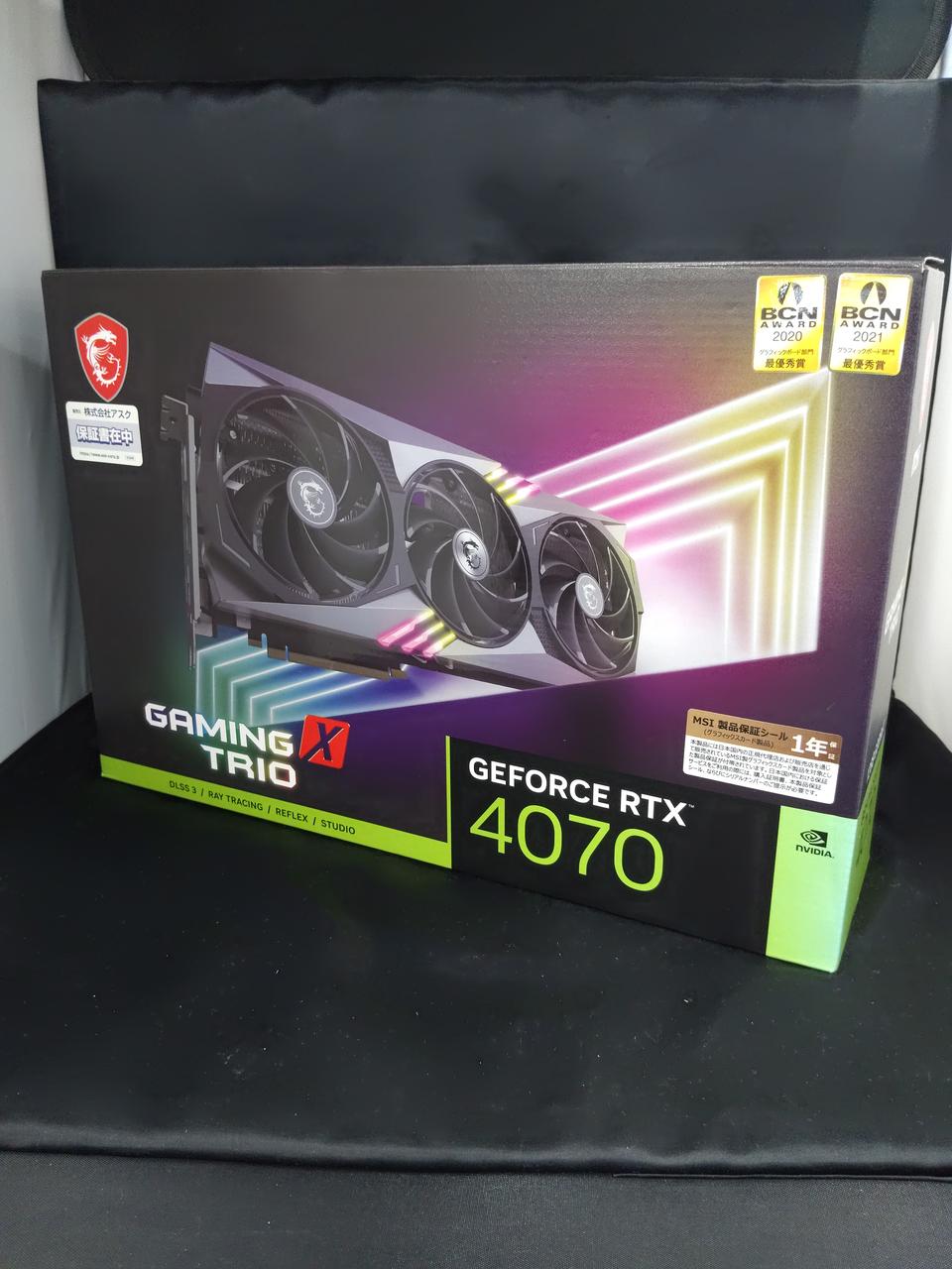 MSI Graphics RTX4070 GAMING X TRIO 12G