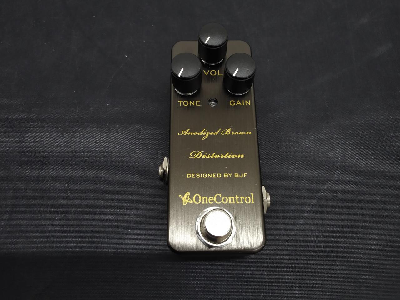 ONE CONTROL Effects pedal: ANODIZED BROWN DISTORTION – BanzaiHobby