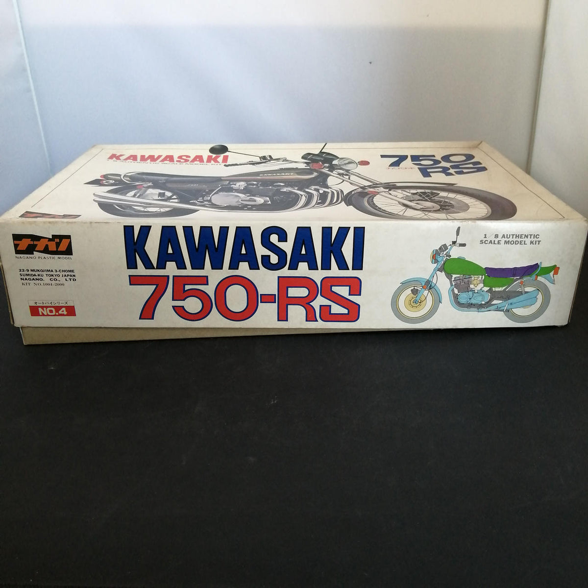 Nagano Plastic Model 1/8 Scale KAWASAKI 750-RS