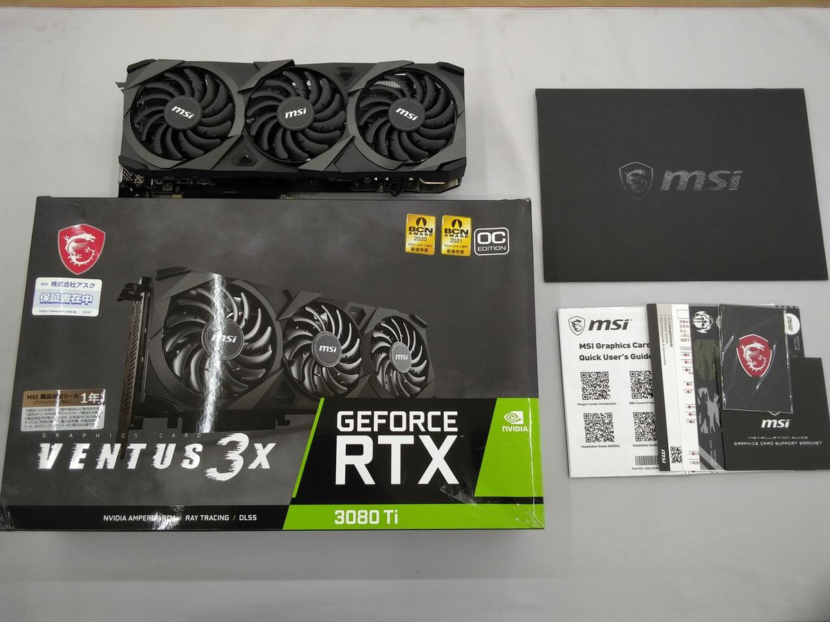 MSI Graphics Board: GEFORCE RTX3080 TI VENTUS 3X 1