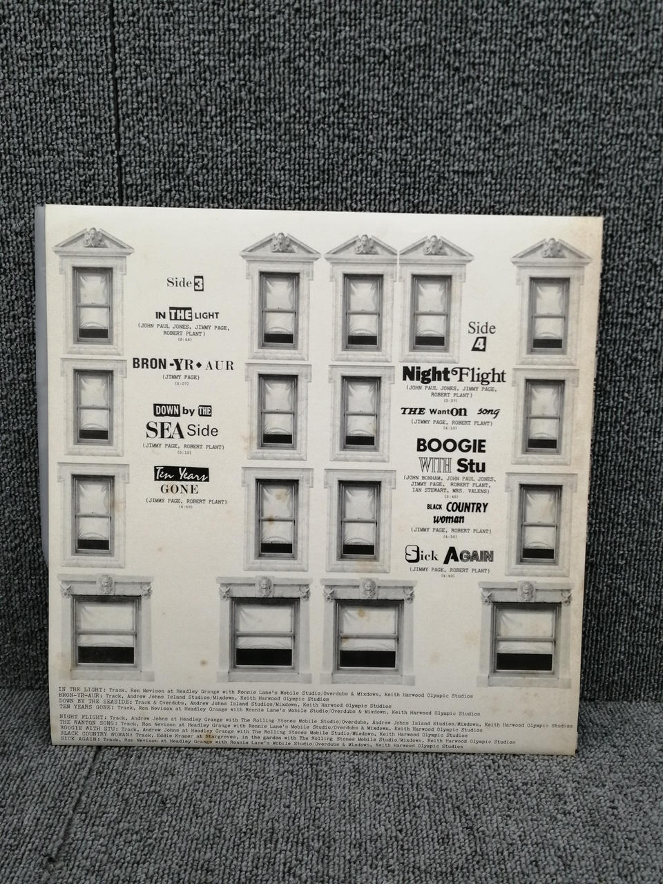 SWAN SONG LED ZEPPELIN/PHYSICAL GRAFFITI P-6317/8N