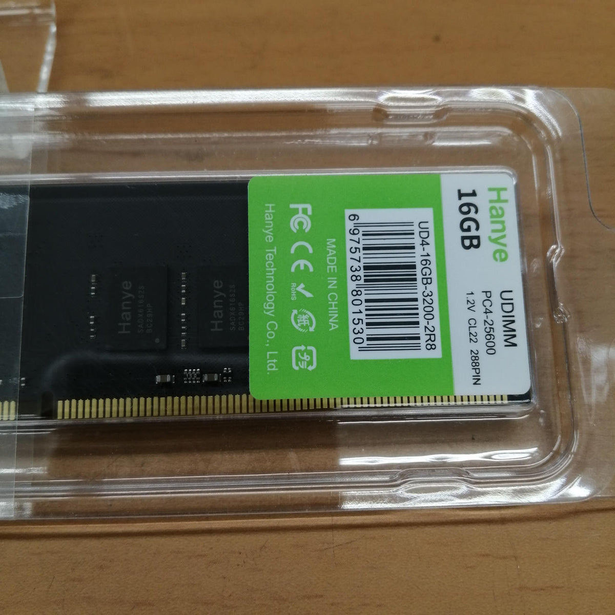 HANYE Memory UD4-16GB-3200-2R8