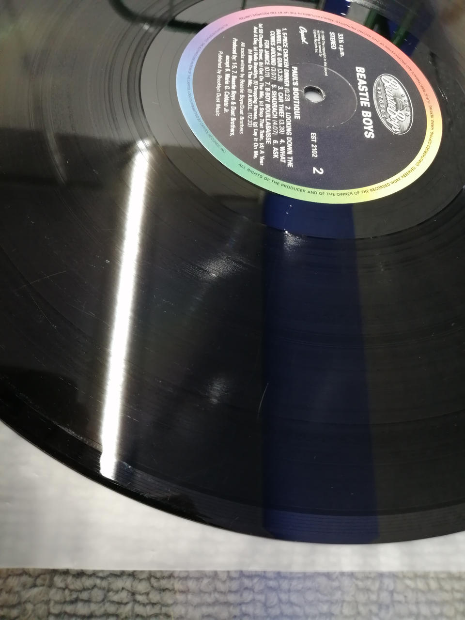 CAPITOL RECORDS BEASTIE BOYS/PAUL'S BOUTIQUE 0777 7 91743 1 7