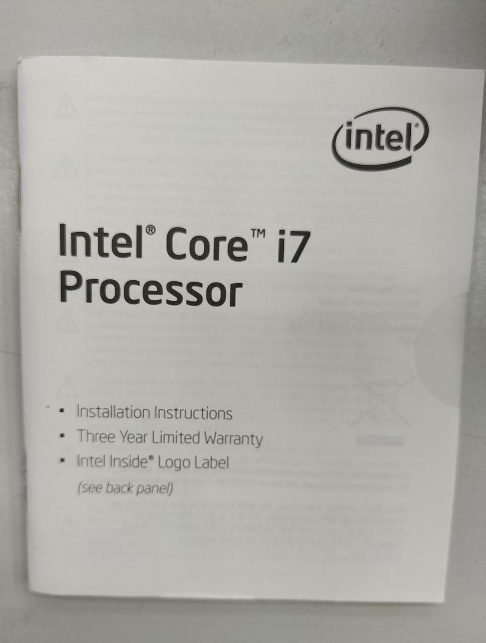 INTEL CPU CORE I7-4770K