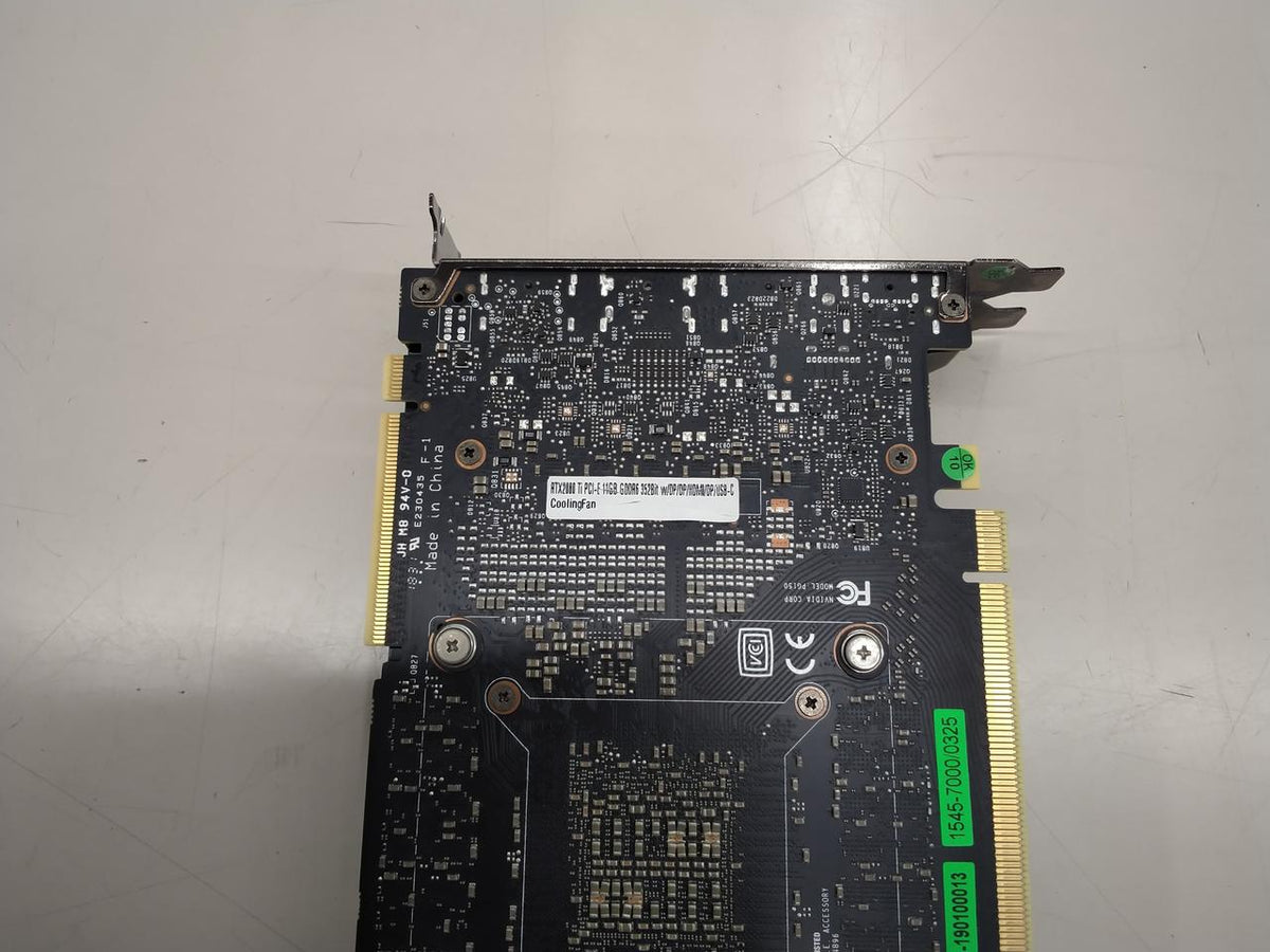 NVIDIA Main unit only: Graphics card: GEFORCE RTX2080