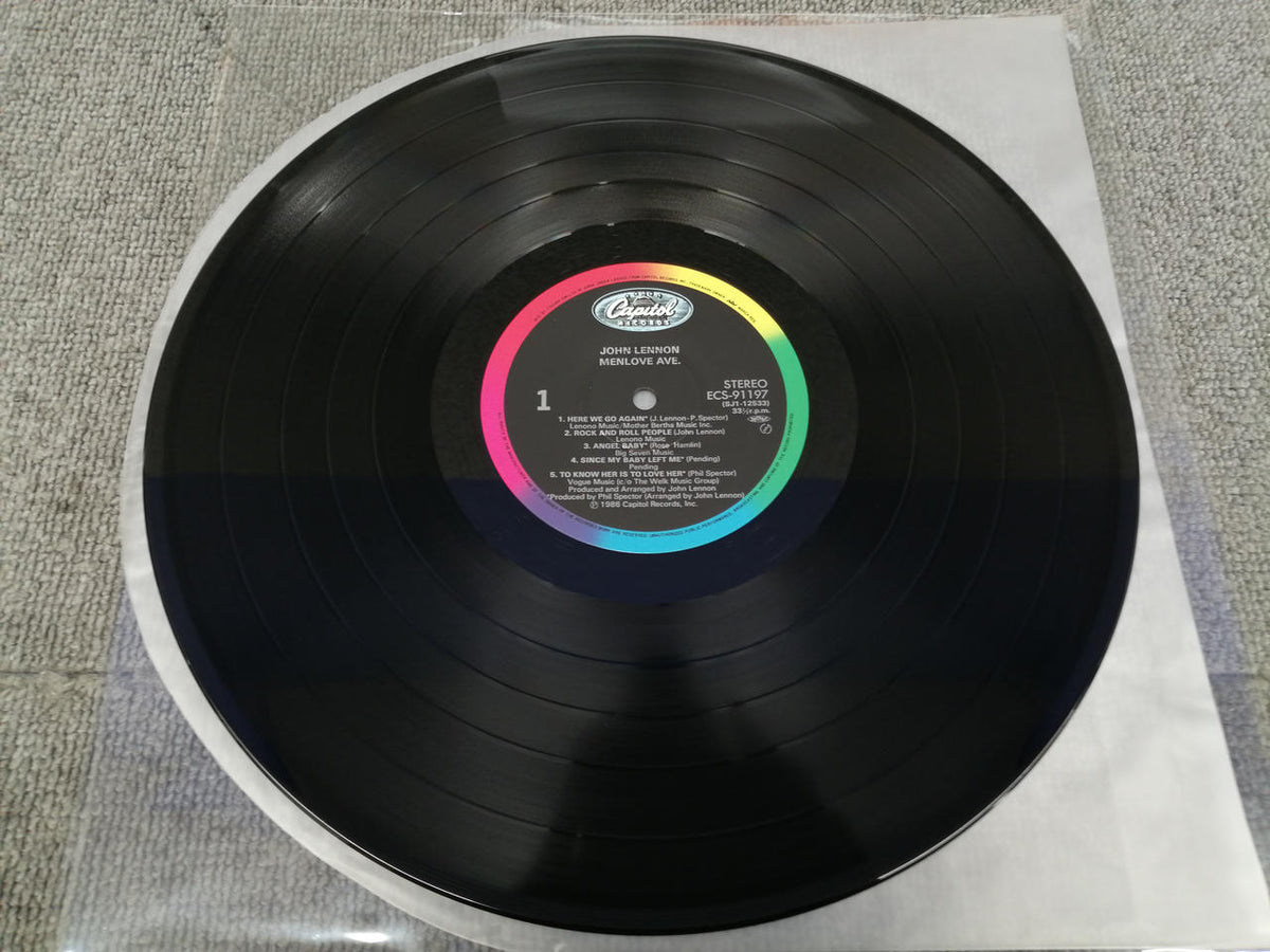 CAPITOL RECORDS JOHN LENNON/MENLOVE AVE ECS-91197