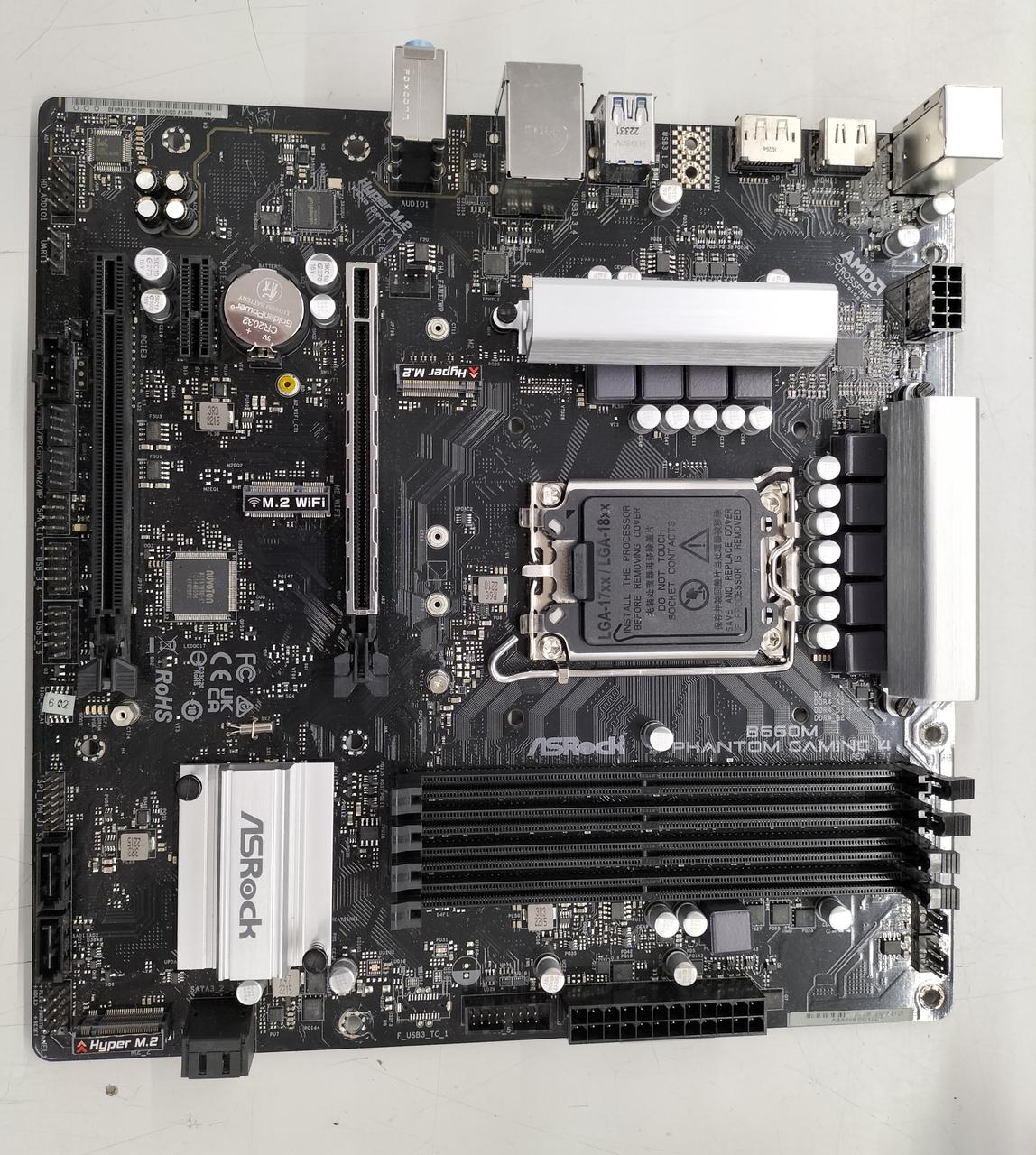 ASROCK Motherboard B660M PHANTOM GAMING 4 - Banzai Thrifting | BanzaiHobby