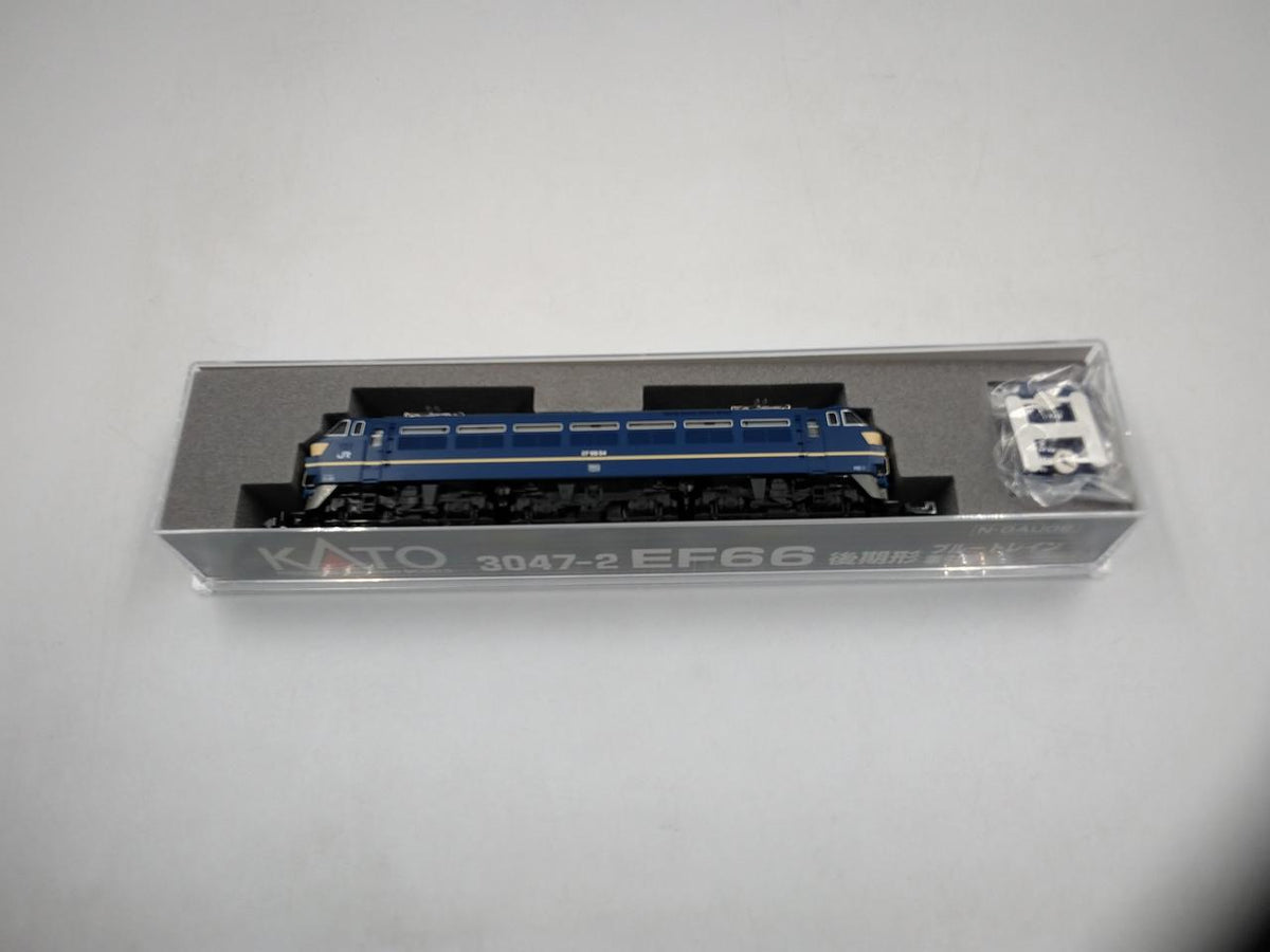 KATO N Gauge EF66 Late Model Blue Train Towing Aircraft - Banzai Thrifting | BanzaiHobby