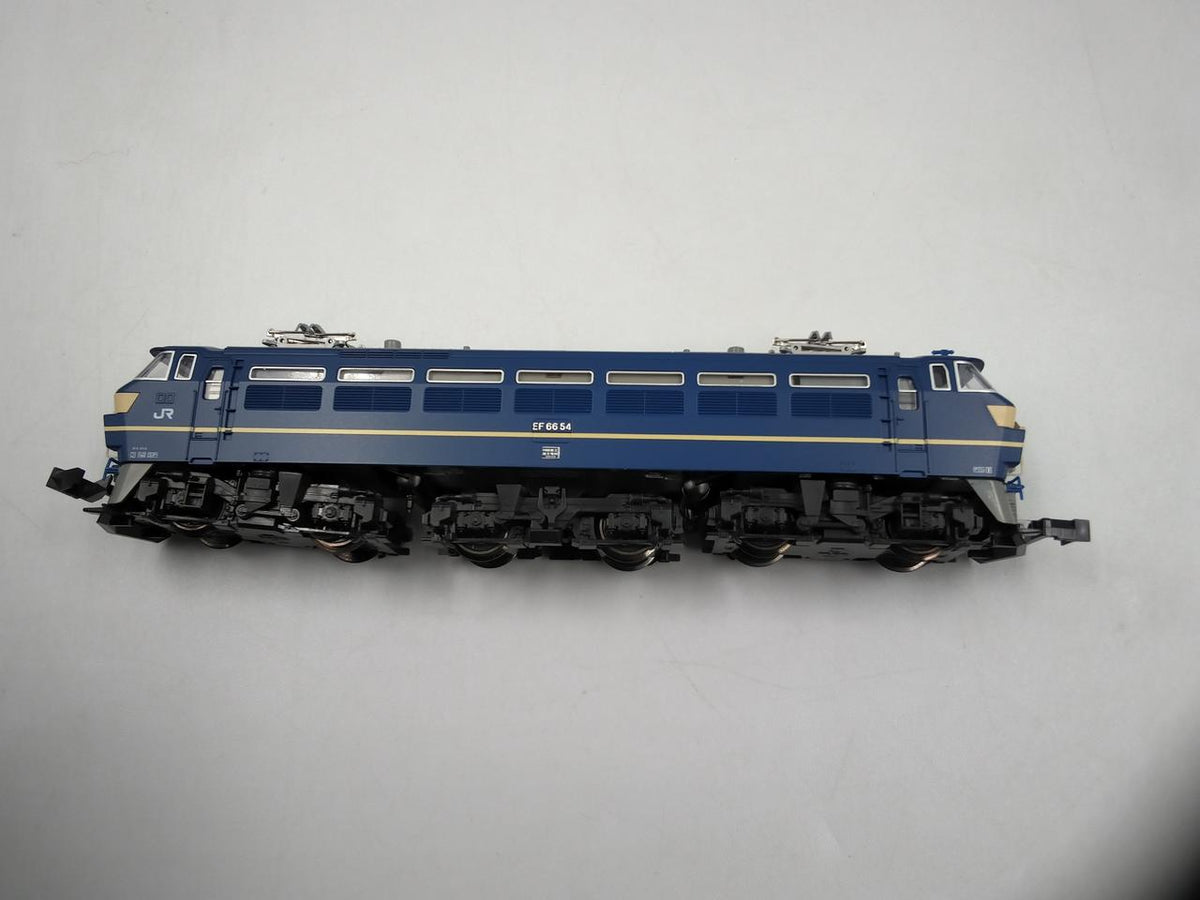KATO N Gauge EF66 Late Model Blue Train Towing Aircraft - Banzai Thrifting | BanzaiHobby
