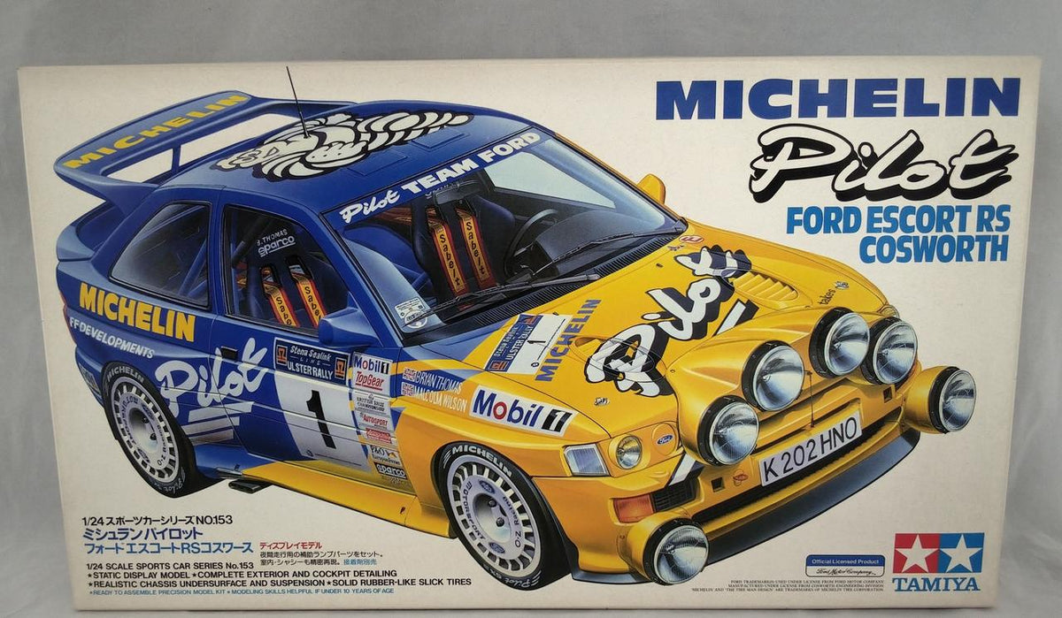 TAMIYA Michelin Pilot 1/24 Ford Escort RS Cosworth - Banzai Thrifting | BanzaiHobby