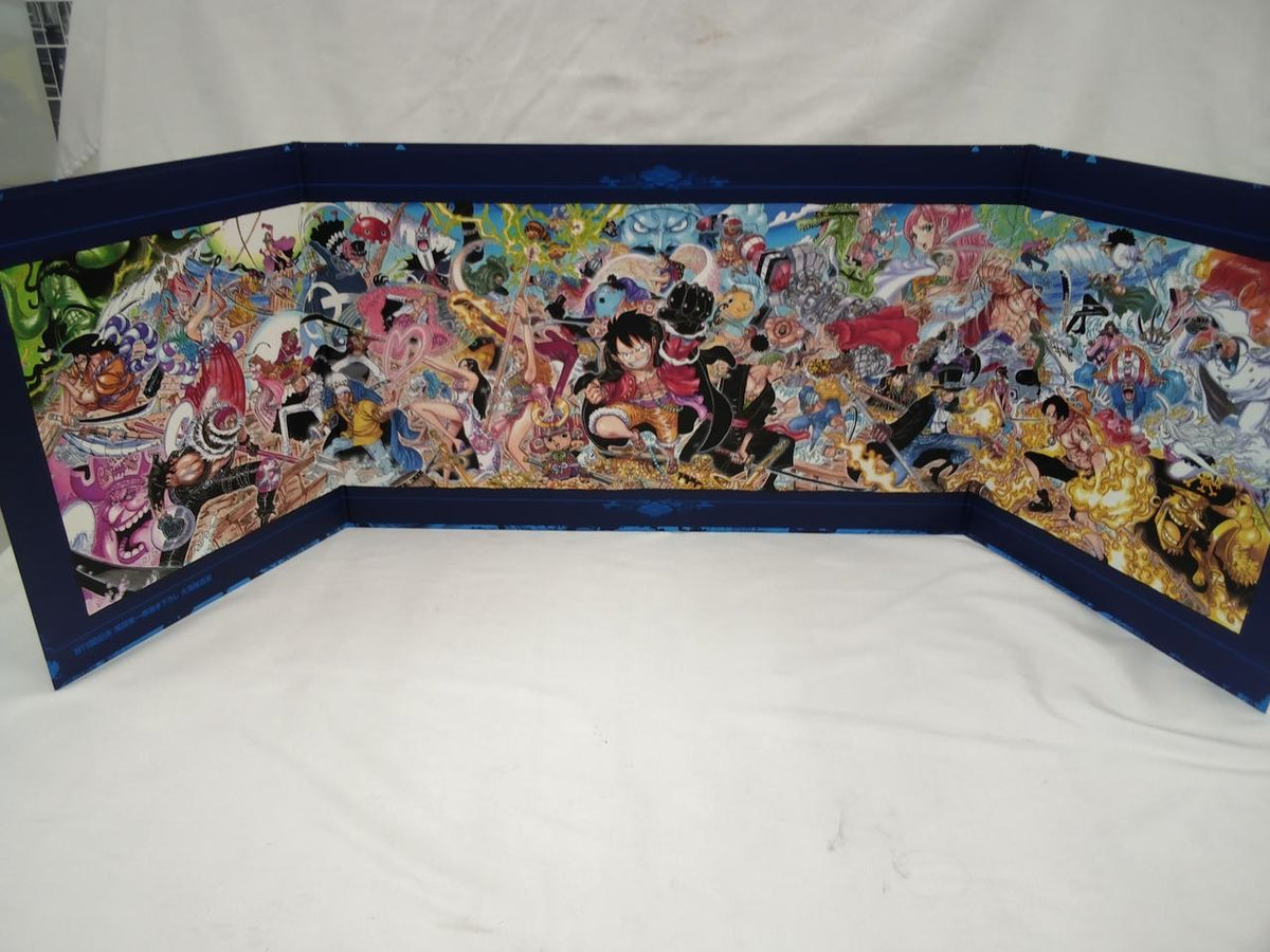 BANDAI Prize A: Double-page visual board Ichiban Kuji WT100 commemorative Eiichiro Oda's original illustration of the Great Pirate Hyakkei - Banzai Thrifting | BanzaiHobby