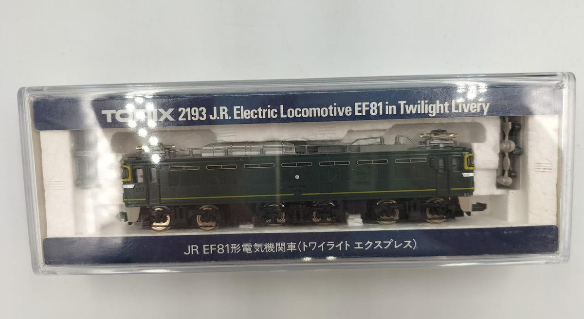 TOMIX N Gauge 1/150 JR EF81 Electric Locomotive Twilight Express - Banzai Thrifting | BanzaiHobby