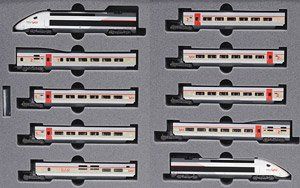 KATO 10-1325 TGV Lyria 10-Car Set N-Scale - BanzaiHobby