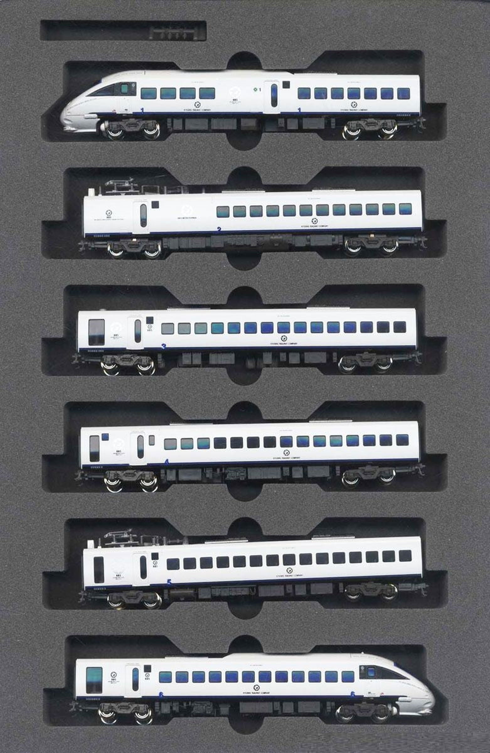 KATO 10-1394 Series 885 (2nd Edition) Around the Kyushu (6-Car Set) - BanzaiHobby