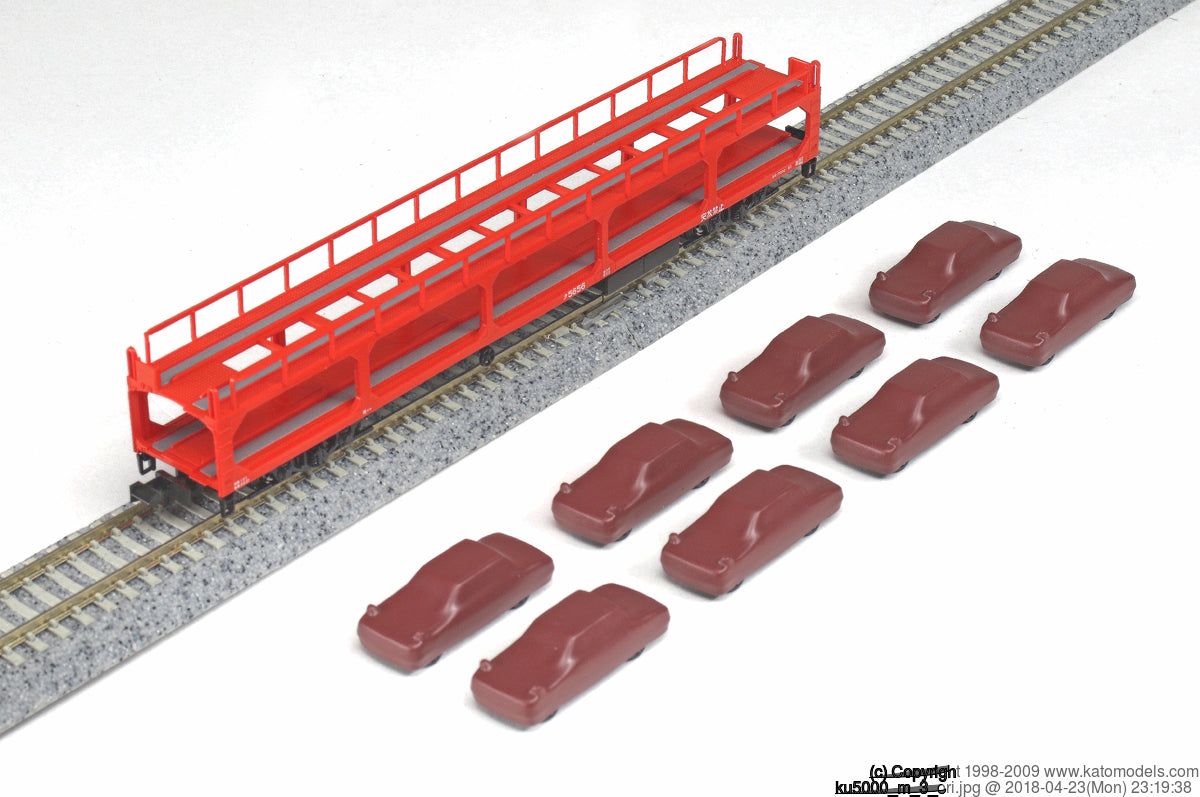 KATO 10-1448 Freight Car KU 5000 6-Car Set (with Cars to load) - BanzaiHobby