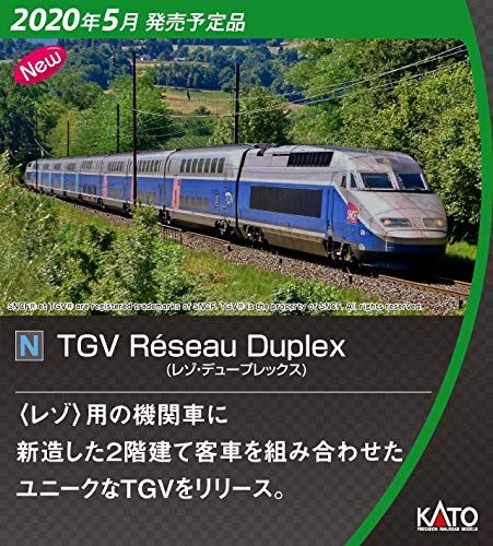 KATO 10-1529 TGV Reseau Duplex Ten Car Set (10-Car Set) - BanzaiHobby