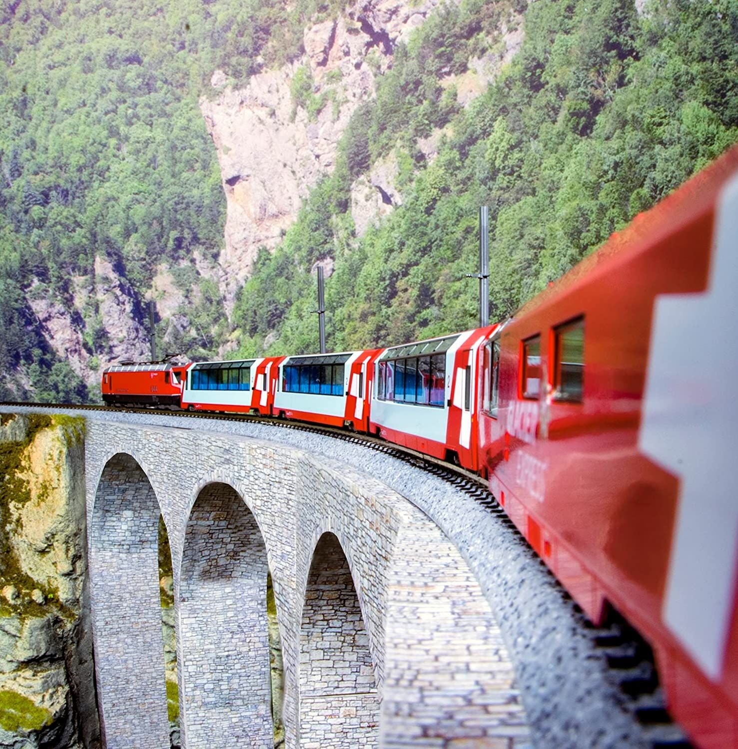 KATO 10-1816 Glacier Express Standard Set (Basic 3-Car Set) - BanzaiHobby