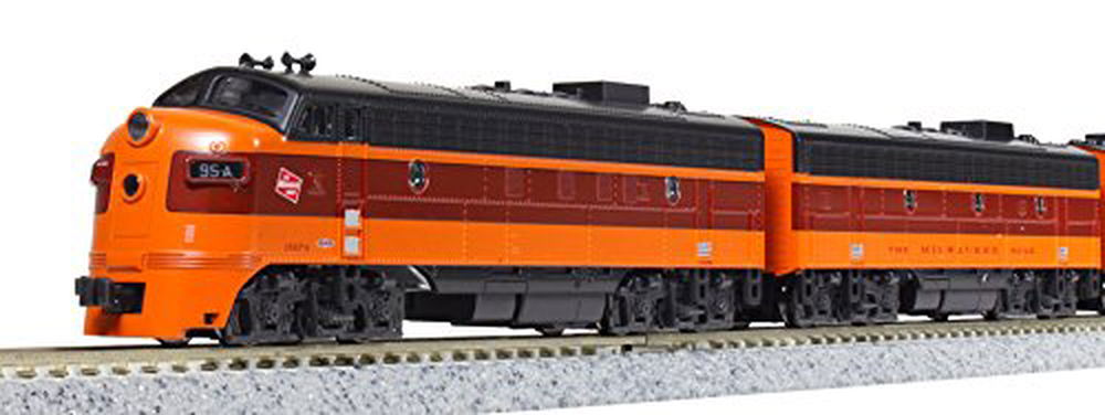 KATO 10755-2 EMD FP7A+F7B Milwaukee Road (2-Car Set) - BanzaiHobby