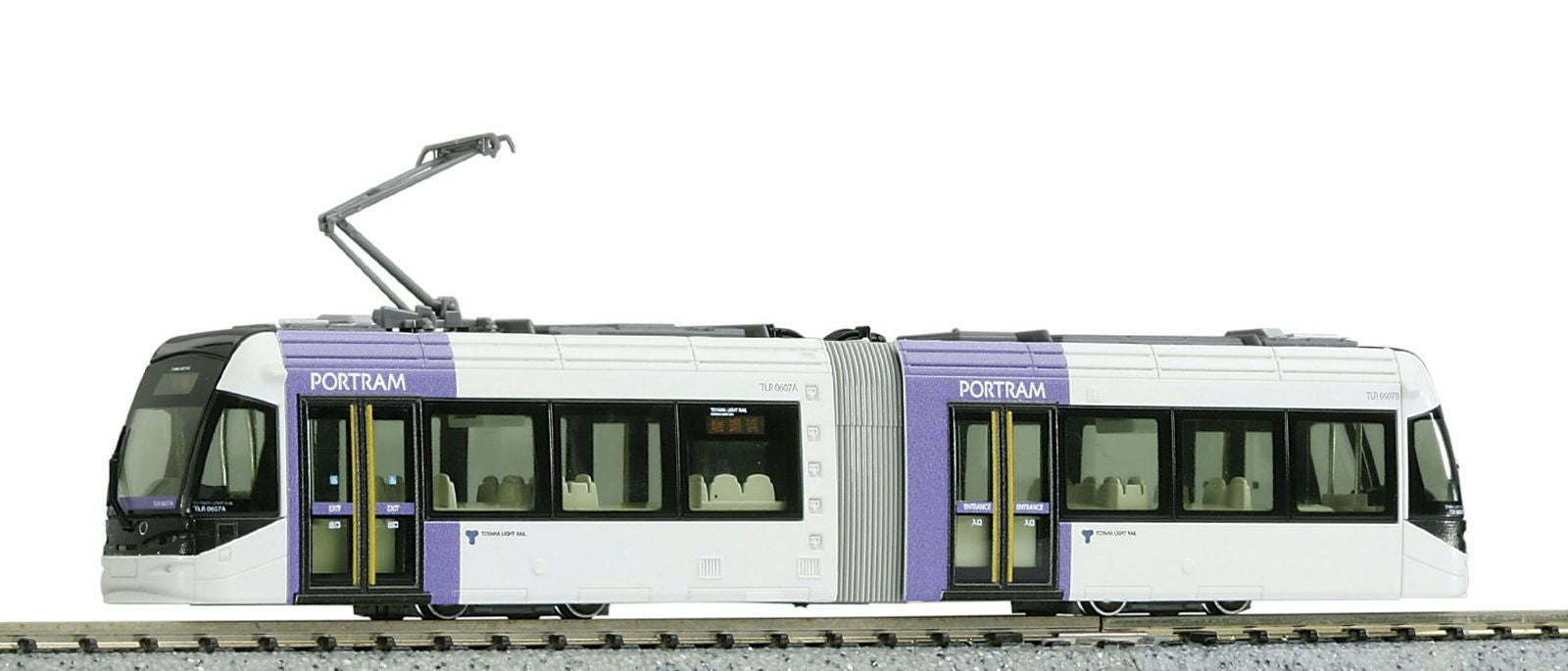 KATO 14-801-2 Toyama Light Rail TLR0607 Purple - BanzaiHobby