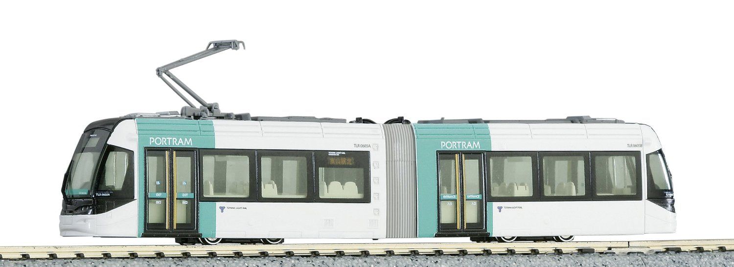 KATO 14-801-5 Toyama Light Rail TLR0605 Green - BanzaiHobby
