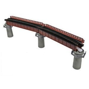 KATO 20-824 Unitrack Curved Bridge Set for Non-electrified Railways, - BanzaiHobby