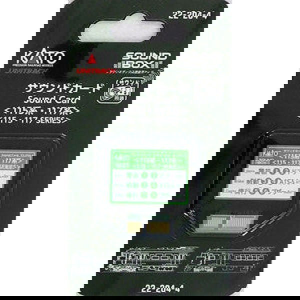 KATO 22-204-4 Sound Card Series 115 & 117 - BanzaiHobby