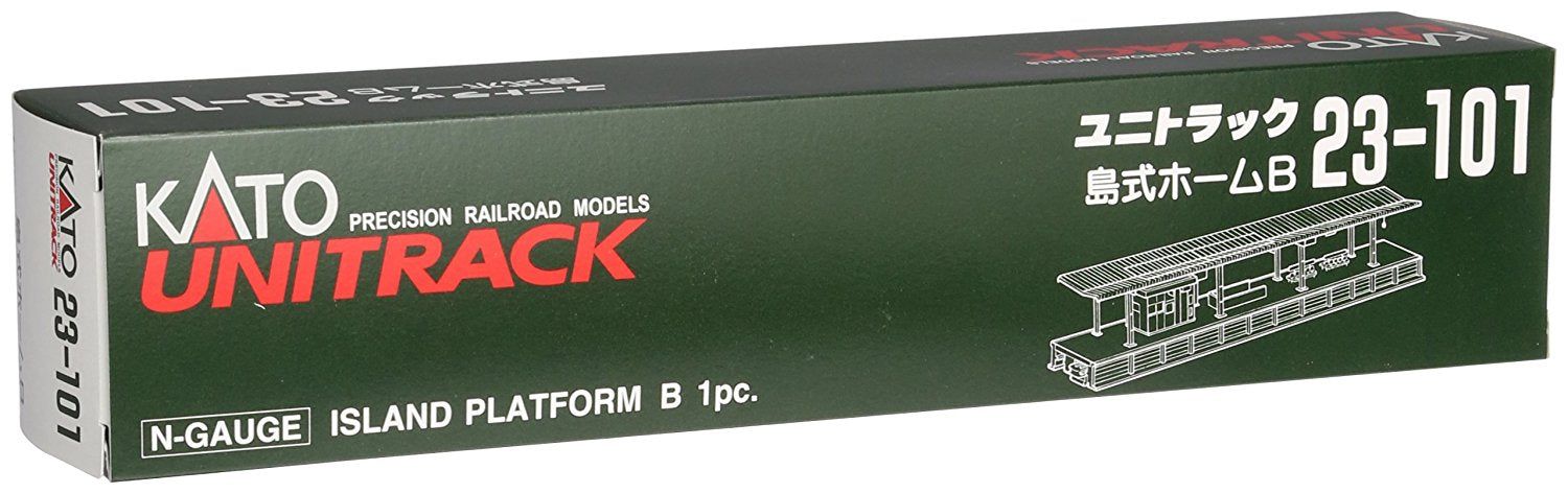 KATO 23-101 Unitrack Island Platform B 1pc - BanzaiHobby