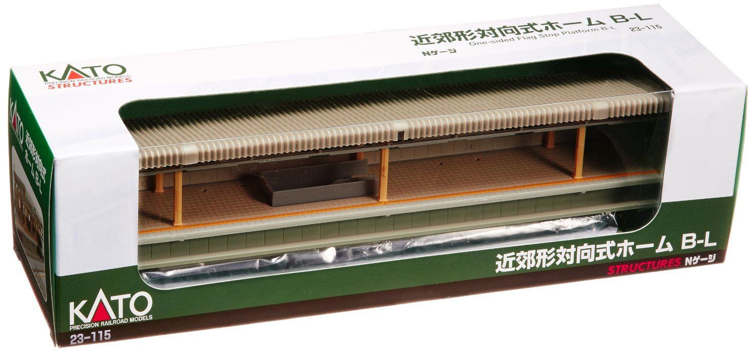 KATO 23-115 Suburban One Sided Platform B Left - BanzaiHobby