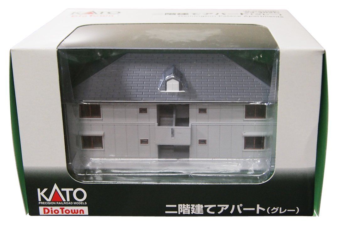 KATO 23-402C Apartment Two-Storey Gray - BanzaiHobby