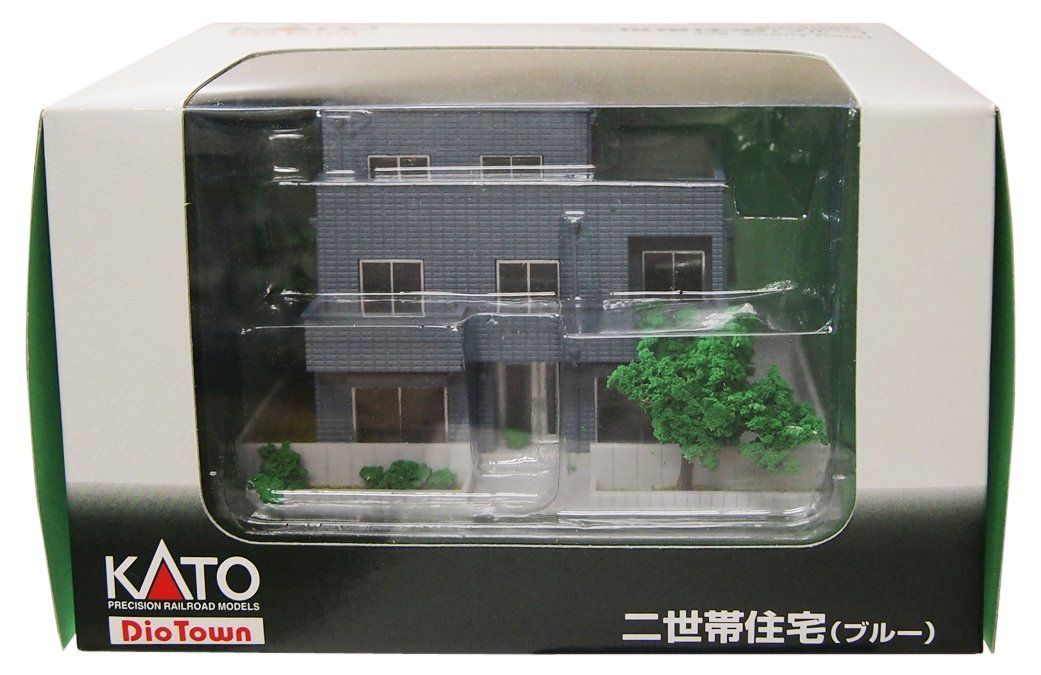 KATO 23-405C DioTown 406 Sunny Court Duplex House Blue - BanzaiHobby