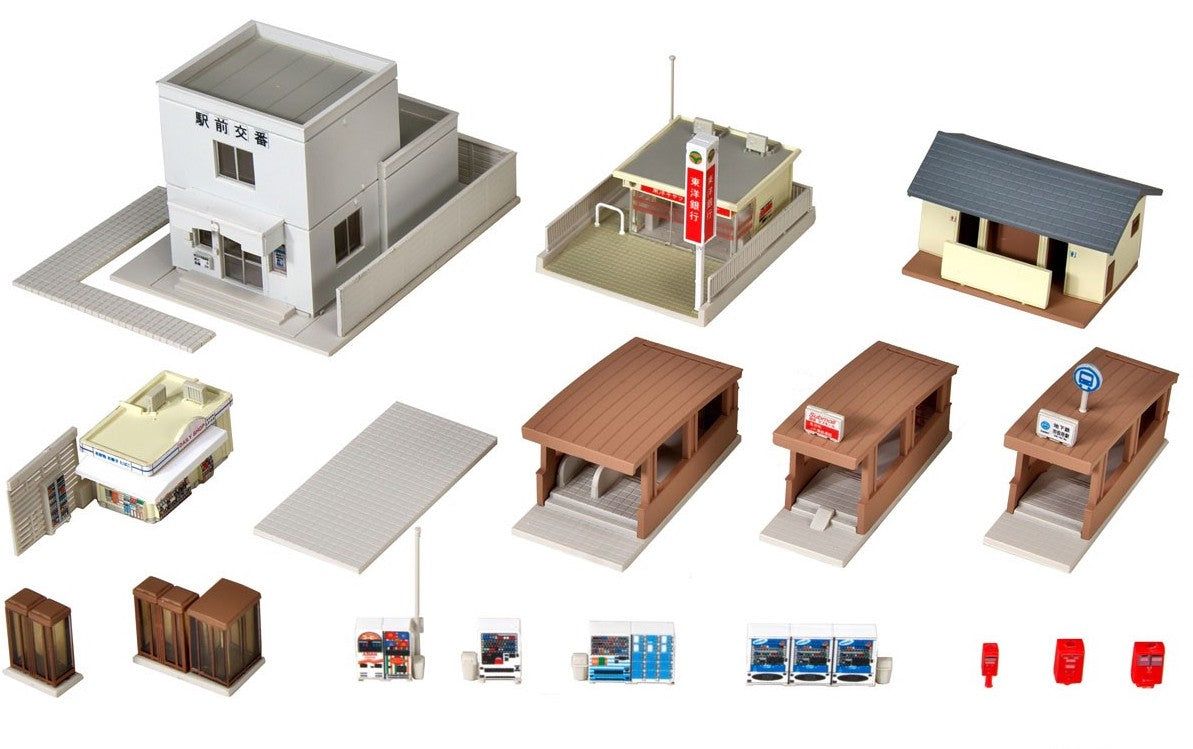 KATO 23-417 DioTown Suburban Station Area Set (In-front - BanzaiHobby