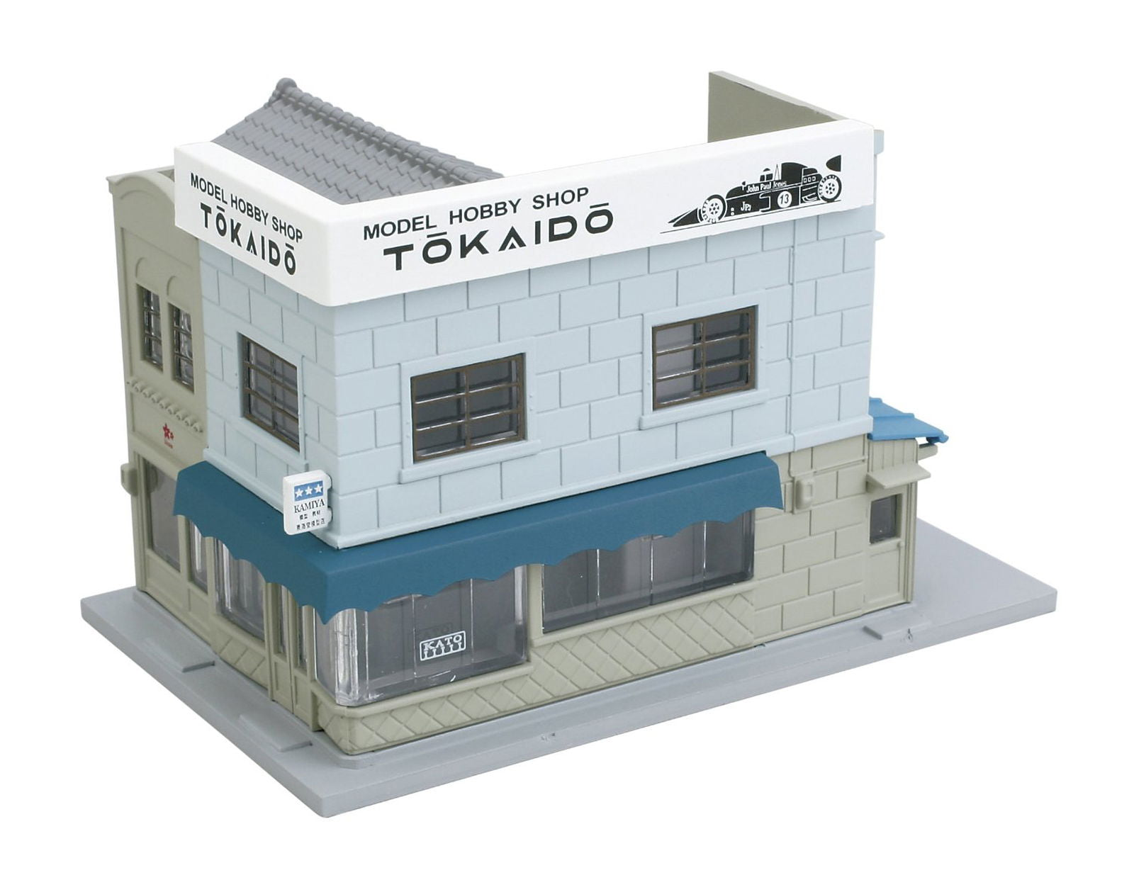 KATO 23-478 DioTown Salon + Hobby Shop Corner Shop - BanzaiHobby
