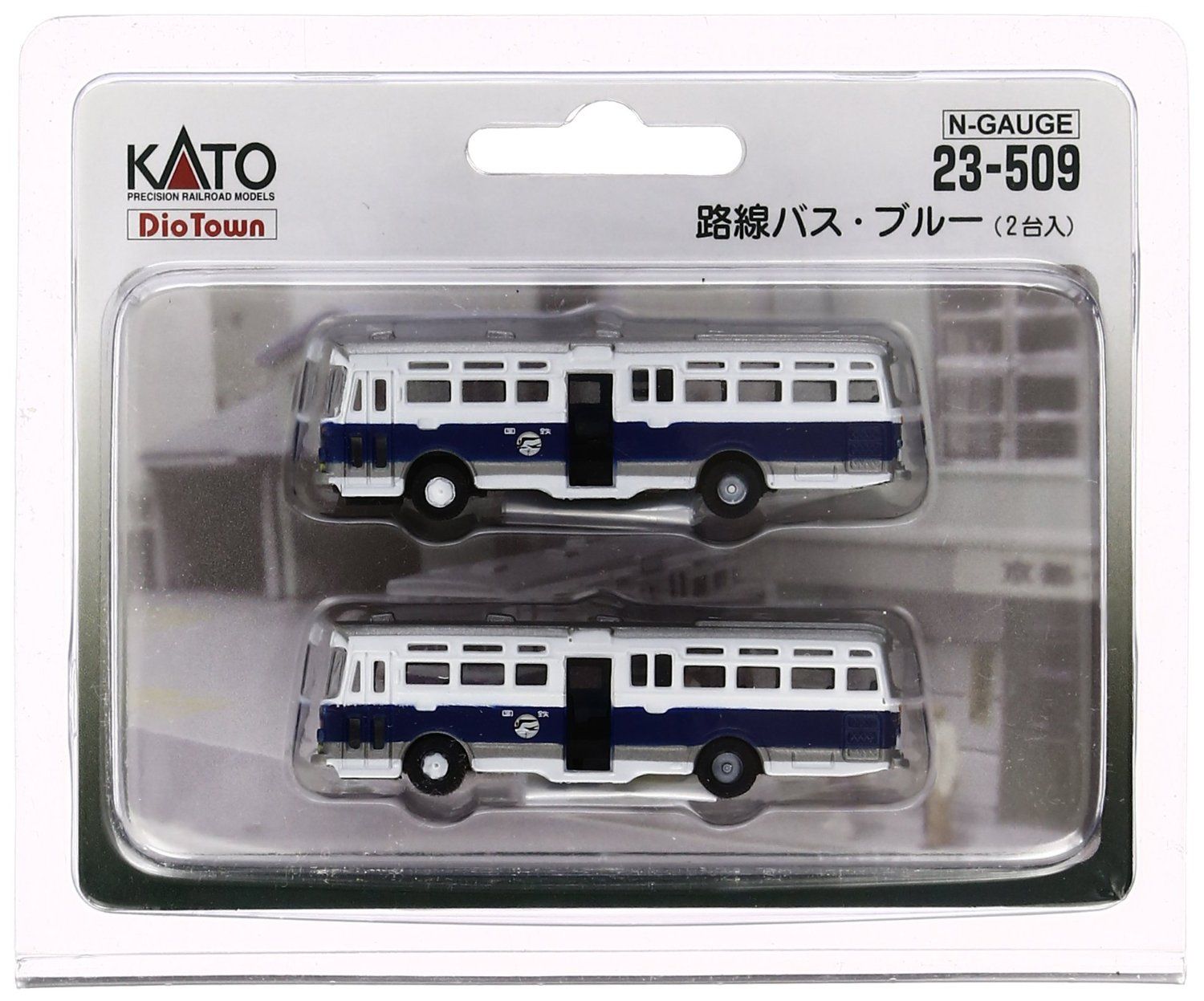 KATO 23-509 DioTown Automobile Route Bus Blue - BanzaiHobby
