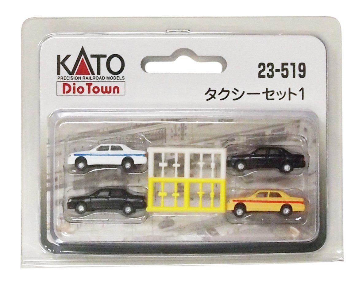 KATO 23-519 DioTown Taxi Set 1 4pcs - BanzaiHobby