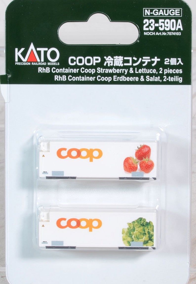 KATO 23-590A COOP Refrigerated Container (2 Pieces) - BanzaiHobby