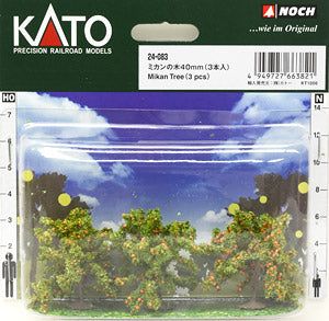 KATO 24-083 Mikan Orange Trees 40mm 3pcs - BanzaiHobby