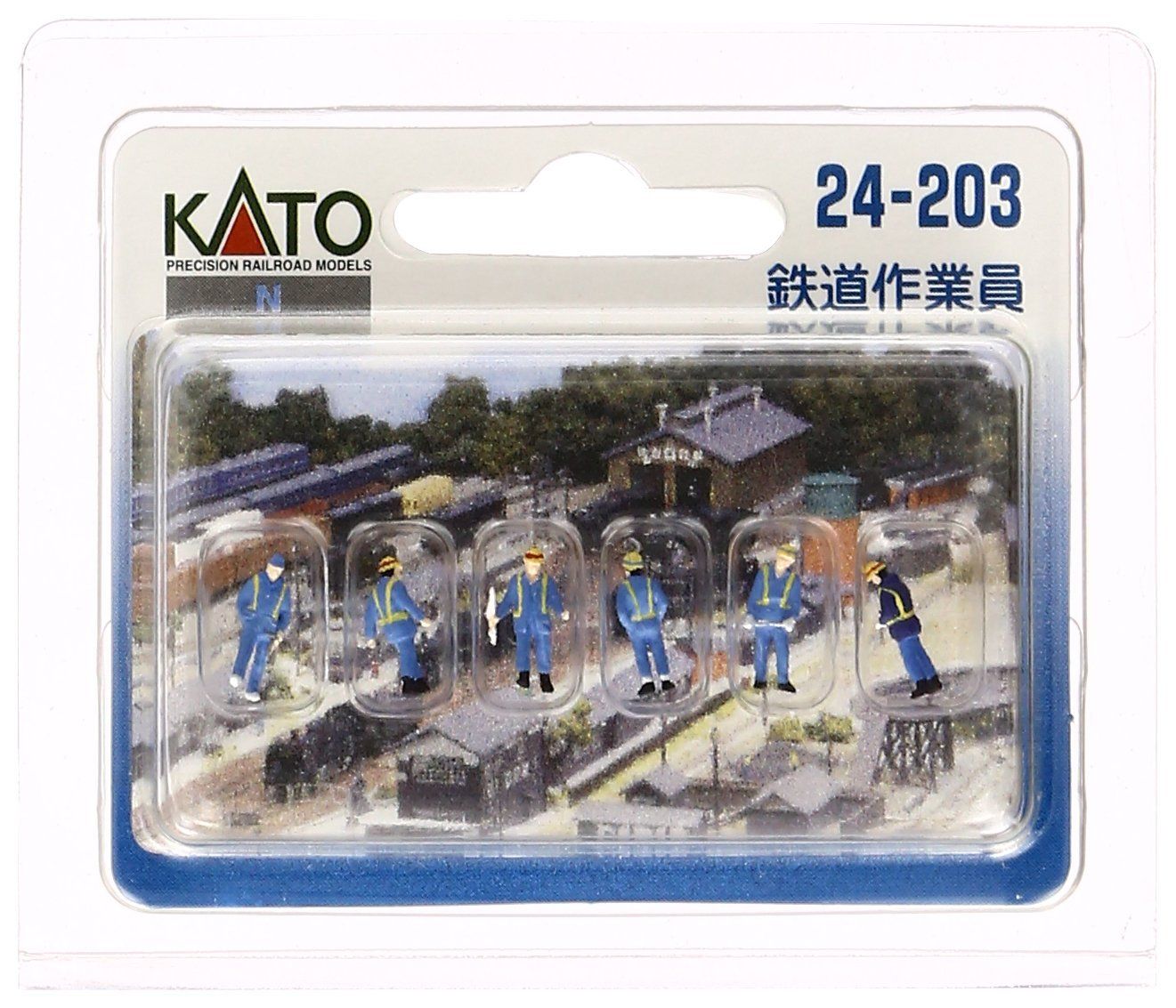 KATO 24-203 Maintenance Workers 6pcs - BanzaiHobby