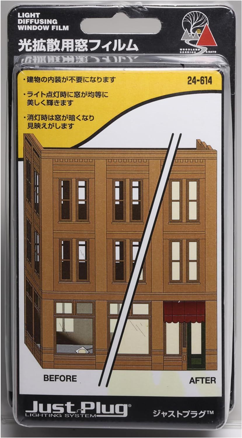 KATO 24-614 Just Plug Light Diffusion Window Film - BanzaiHobby