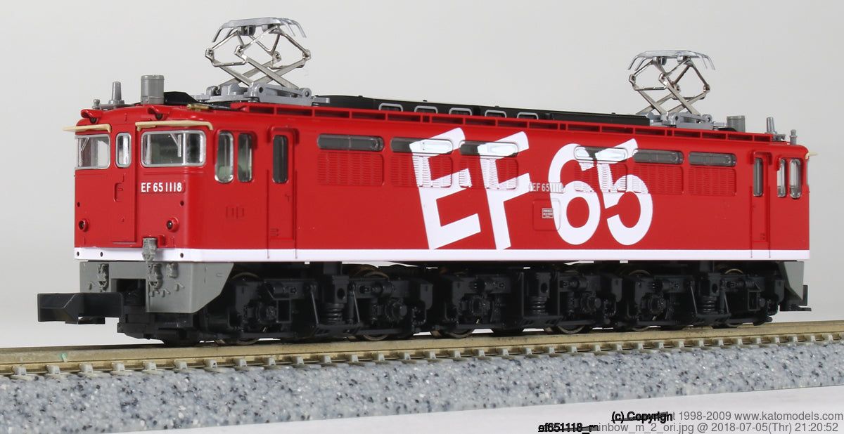 KATO 3061-3 EF65 1118 Rainbow Painting - BanzaiHobby
