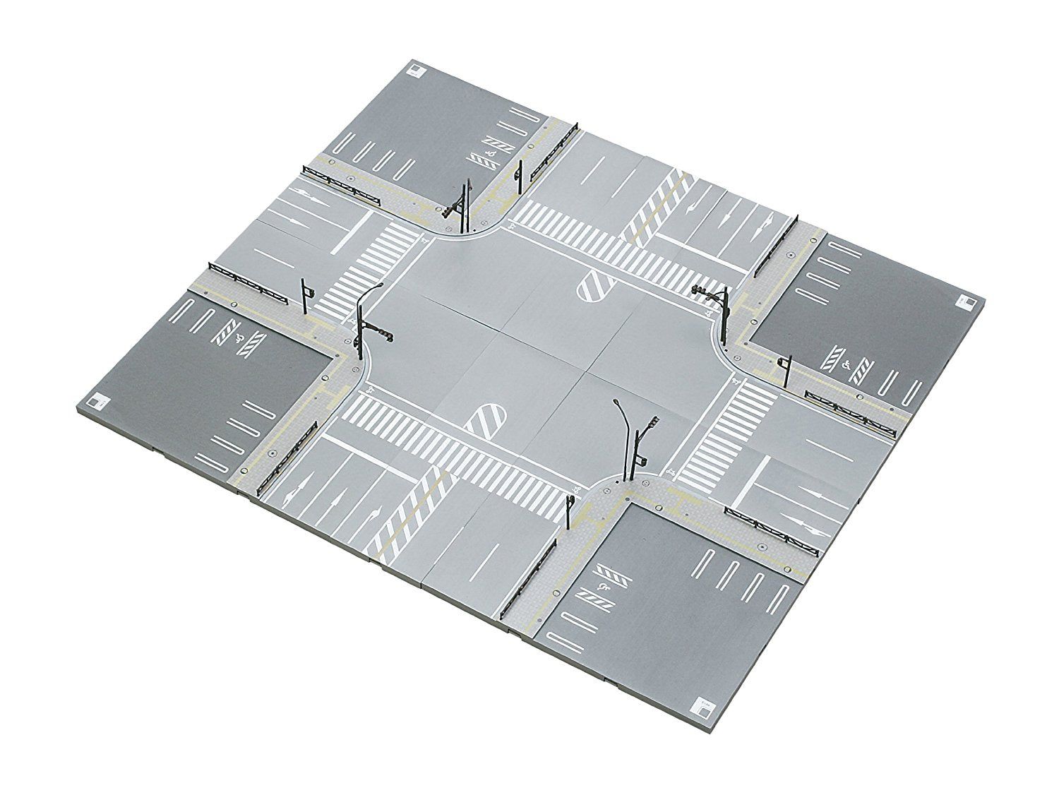 KATO 40-821 Unitram Expansion Set Street Corner - BanzaiHobby